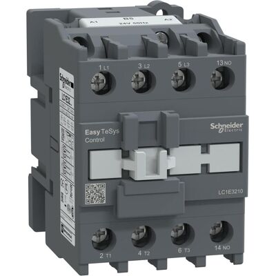 Schneider Easy TeSys Contacteur de puissance 3P 32A 1NO 24V AC 50Hz LC1E3210B5, Relai - Publicité Schneider Easy TeSys Contacteur de puissance 3P 32A 1NO 24V AC 50Hz LC1E3210B5, Relai - Publicité