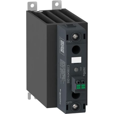 Schneider Electric SSD1A345BDC3 - Relais à Semiconducteur Monophasé - 45A - Rail DIN - 4-32VDC - Publicité Schneider Electric SSD1A345BDC3 - Relais à Semiconducteur Monophasé - 45A - Rail DIN - 4-32VDC - Publicité