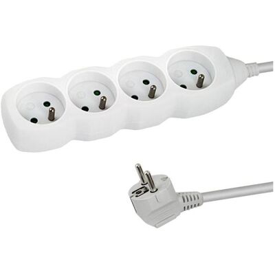 Esperanza, Multiprise, Power Strip 4 Sockets 1.5m White (4x, 1.50 m) - Publicité Esperanza, Multiprise, Power Strip 4 Sockets 1.5m White (4x, 1.50 m) - Publicité