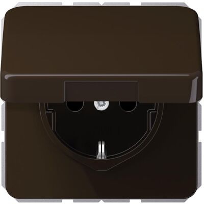 JUNG CD1520BFKIKLBR - Prise Schuko avec Couvercle - Publicité JUNG CD1520BFKIKLBR - Prise Schuko avec Couvercle - Publicité