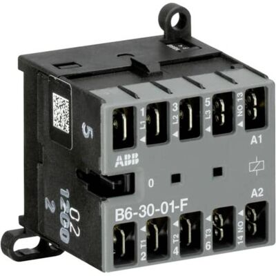 ABB B6-30-01-F-01 Contacteur de puissance / 24 V Bobine, 3 -pôles 3 contacts NO / 20 A, Relai - Publicité ABB B6-30-01-F-01 Contacteur de puissance / 24 V Bobine, 3 -pôles 3 contacts NO / 20 A, Relai - Publicité