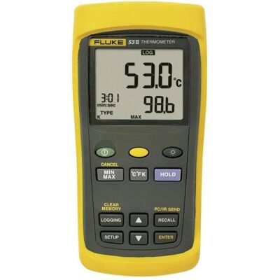 Fluke, Détecteur, Appareil de mesure de la température 53 II B -250 à +1 (Appareil de mesure de la température) - Publicité Fluke, Détecteur, Appareil de mesure de la température 53 II B -250 à +1 (Appareil de mesure de la température) - Publicité