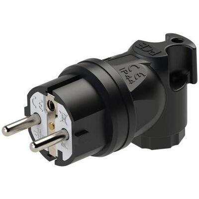 PCE, Prise + connecteur, PCESP Wtyczka gumowa przenośna 16A 2P+Z 230V IP44 uni-schuko kątowa Taurus 05821-s czarna - Publicité PCE, Prise + connecteur, PCESP Wtyczka gumowa przenośna 16A 2P+Z 230V IP44 uni-schuko kątowa Taurus 05821-s czarna - Publicité