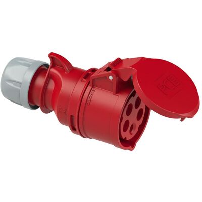 PCE, Prise + connecteur, 102737 CEE-Steckdose 32A 5p 400V 6h rot - Publicité PCE, Prise + connecteur, 102737 CEE-Steckdose 32A 5p 400V 6h rot - Publicité