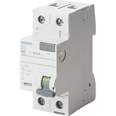 Siemens Disjoncteur, RCCB Type A 16A 1+N-pole 10mA 230V 2mW - Publicité Siemens Disjoncteur, RCCB Type A 16A 1+N-pole 10mA 230V 2mW - Publicité