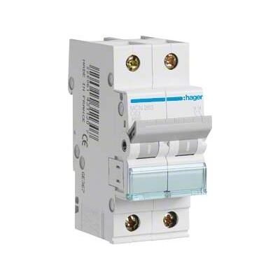 Hager - MCN263 - C-63A - 2P - Circuit breaker - Publicité Hager - MCN263 - C-63A - 2P - Circuit breaker - Publicité