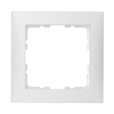 Hager, Accessoires Gamme d'interrupteurs, Rahmen 1fach, S.1, polarweiss matt - Publicité Hager, Accessoires Gamme d'interrupteurs, Rahmen 1fach, S.1, polarweiss matt - Publicité