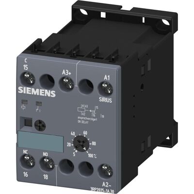 Relais temporisé Siemens - 110-240V AC/DC, 0,05-100h - Relais de temporisation - Publicité Relais temporisé Siemens - 110-240V AC/DC, 0,05-100h - Relais de temporisation - Publicité