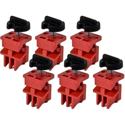 Brady, Machine : accessoires, Verrouillage universel pour disjoncteurs multipolaires, Nylon modifié robuste, Rouge/S - Publicité Brady, Machine : accessoires, Verrouillage universel pour disjoncteurs multipolaires, Nylon modifié robuste, Rouge/S - Publicité