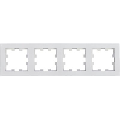 Panasonic Accessoires Gamme d'interrupteurs, WDTF00042WHEU1 Karre Plus 55 Cadre de finition quadruple blanc - Publicité Panasonic Accessoires Gamme d'interrupteurs, WDTF00042WHEU1 Karre Plus 55 Cadre de finition quadruple blanc - Publicité
