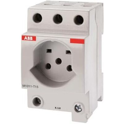 ABB, Prise de courant, M1011-T15 Prise modulaireSchweizerStandard T15 10A M1011-T15 - Publicité ABB, Prise de courant, M1011-T15 Prise modulaireSchweizerStandard T15 10A M1011-T15 - Publicité