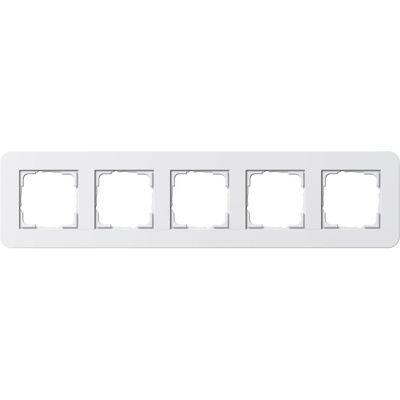 Gira 0215410 Cadre Brillant Blanc 5F Impact-Resistant - Accessoire Interrupteur - Publicité Gira 0215410 Cadre Brillant Blanc 5F Impact-Resistant - Accessoire Interrupteur - Publicité
