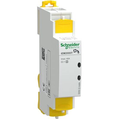 Compteur d'énergie Schneider iEM2000T - Puissance active - 40A - Sans afficheur - Publicité Compteur d'énergie Schneider iEM2000T - Puissance active - 40A - Sans afficheur - Publicité
