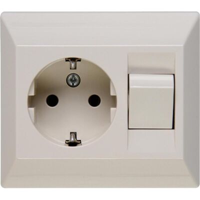 Kopp Interrupteur universel - Prise électrique - 250V/10-16A - Publicité Kopp Interrupteur universel - Prise électrique - 250V/10-16A - Publicité