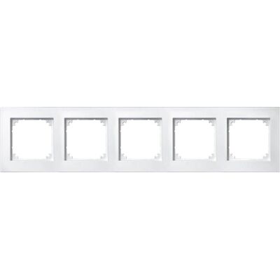 Merten 486519 Cadre Interrupteur Blanc Multi-Gang - Accessoires - Publicité Merten 486519 Cadre Interrupteur Blanc Multi-Gang - Accessoires - Publicité