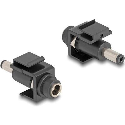 Delock, Adaptateur électrique, Module Keystone DC 5,5 x 2,5 mm femelle vers DC 5,5 x 2,5 - Publicité Delock, Adaptateur électrique, Module Keystone DC 5,5 x 2,5 mm femelle vers DC 5,5 x 2,5 - Publicité