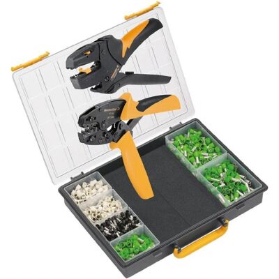 Weidmüller, Pinces, Kit d'outils de bricolage dans la valise (75 mm) - Publicité Weidmüller, Pinces, Kit d'outils de bricolage dans la valise (75 mm) - Publicité