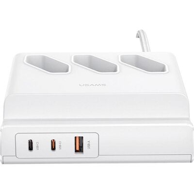 Usams, Multiprise, Station d'accueil USB Super SI Fast Charging (6x, USB-A, USB-C, 2 m) - Publicité Usams, Multiprise, Station d'accueil USB Super SI Fast Charging (6x, USB-A, USB-C, 2 m) - Publicité