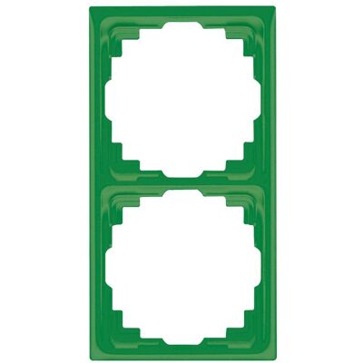 JUNG, Accessoires Gamme d'interrupteurs, Cadre d'encastrement 2f gn glz CD / Goulotte de câblage CD582KGN - Publicité JUNG, Accessoires Gamme d'interrupteurs, Cadre d'encastrement 2f gn glz CD / Goulotte de câblage CD582KGN - Publicité