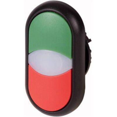 Eaton Bouton-poussoir double vert/rouge avec illuminateur M22S-DDL-GR (216699), Bouton + interrupteur, Blanc, Rouge, Noir, Vert - Publicité Eaton Bouton-poussoir double vert/rouge avec illuminateur M22S-DDL-GR (216699), Bouton + interrupteur, Blanc, Rouge, Noir, Vert - Publicité