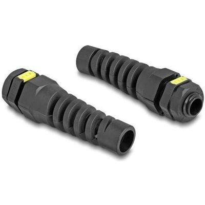 Delock, Connecteur pour câble, Presse-étoupe M12 avec ventilation et décharge de traction IP68 étanche à la poussière et à l'eau - Publicité Delock, Connecteur pour câble, Presse-étoupe M12 avec ventilation et décharge de traction IP68 étanche à la poussière et à l'eau - Publicité