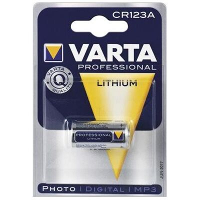 Varta CR123A 1-BL (1 pcs, RCR123A, 1600 mAh), Batteries + piles - Publicité Varta CR123A 1-BL (1 pcs, RCR123A, 1600 mAh), Batteries + piles - Publicité