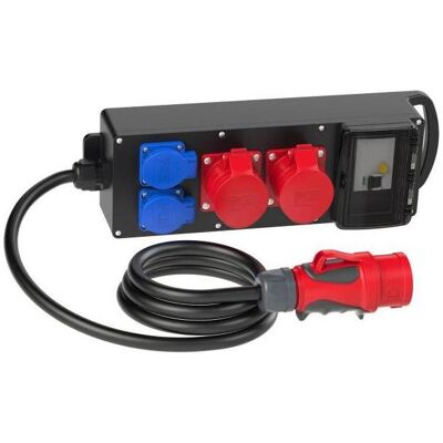 PCE, Distributeur de chantier, 9441065 Distributeur mobile en caoutchouc plein Steyregg BV 2x16/5 2xSSD 2m5G2.5St16 H07 (2x, CEE 16/5) - Publicité PCE, Distributeur de chantier, 9441065 Distributeur mobile en caoutchouc plein Steyregg BV 2x16/5 2xSSD 2m5G2.5St16 H07 (2x, CEE 16/5) - Publicité