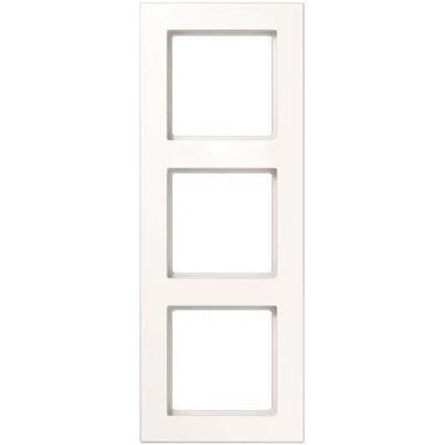 JUNG, Accessoires Gamme d'interrupteurs, Cadre triple A creation blanc alpin AC583WW - Publicité JUNG, Accessoires Gamme d'interrupteurs, Cadre triple A creation blanc alpin AC583WW - Publicité