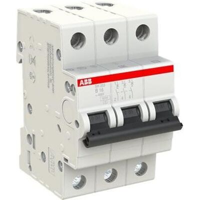 ABB, Disjoncteur, MINI DISJONCTEUR SH203-B16A 3P 6KA - Publicité ABB, Disjoncteur, MINI DISJONCTEUR SH203-B16A 3P 6KA - Publicité
