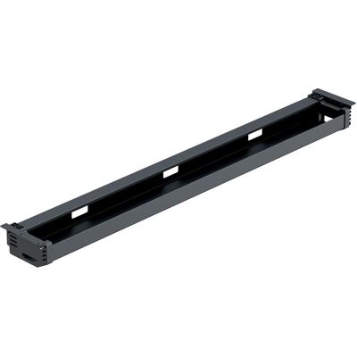 Hettich, Goulotte passe-câbles, Kabelwanne 1200 1264x92-128x152 mm schwarz (Conduit de câbles, 15.20 cm) - Publicité Hettich, Goulotte passe-câbles, Kabelwanne 1200 1264x92-128x152 mm schwarz (Conduit de câbles, 15.20 cm) - Publicité