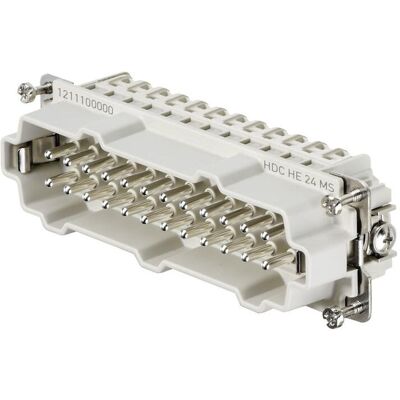Weidmüller HDC HE 24 MS - Insert de contact 24 broches - Publicité Weidmüller HDC HE 24 MS - Insert de contact 24 broches - Publicité