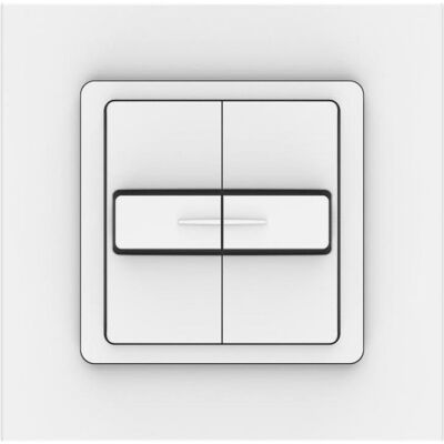 somfy Bouton-poussoir double, Bouton + interrupteur, Blanc - Publicité somfy Bouton-poussoir double, Bouton + interrupteur, Blanc - Publicité