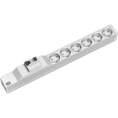 Bachmann, Multiprise, Rallonge (rack (6x, CEE 7/4, 2 m) - Publicité Bachmann, Multiprise, Rallonge (rack (6x, CEE 7/4, 2 m) - Publicité