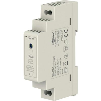 Goobay, Distributeur de courant mobile, Alimentation sur rail DIN 5 V, 2,4 A, 12 W - Publicité Goobay, Distributeur de courant mobile, Alimentation sur rail DIN 5 V, 2,4 A, 12 W - Publicité