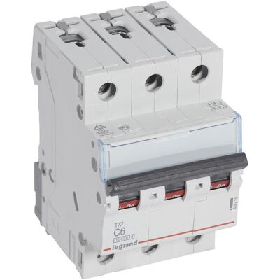 Legrand Disjoncteur, TX3 Interrupteur LS C6A 3P40421810kA 3M - Publicité Legrand Disjoncteur, TX3 Interrupteur LS C6A 3P40421810kA 3M - Publicité