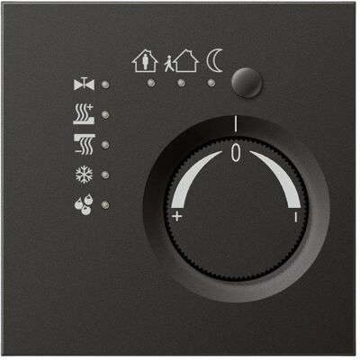 JUNG Régulateur de température ambiante UP LS KNX anth mt AL2178AN, Thermostat, Gris - Publicité JUNG Régulateur de température ambiante UP LS KNX anth mt AL2178AN, Thermostat, Gris - Publicité