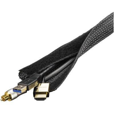 Deltaco Goulotte passe-câbles, LDR16 cable sleeve Black (Gaines pour câbles, 300 cm) - Publicité Deltaco Goulotte passe-câbles, LDR16 cable sleeve Black (Gaines pour câbles, 300 cm) - Publicité