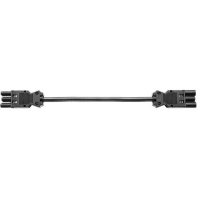 Câble d'extension Bachmann Modèle 375.082 - 2m, Noir, Pour appareils 16A - Publicité Câble d'extension Bachmann Modèle 375.082 - 2m, Noir, Pour appareils 16A - Publicité