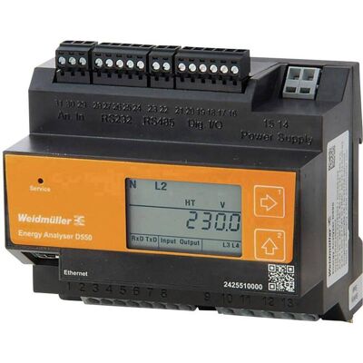 Analyseur d'énergie Weidmüller D550 - Appareil de mesure numérique - Publicité Analyseur d'énergie Weidmüller D550 - Appareil de mesure numérique - Publicité