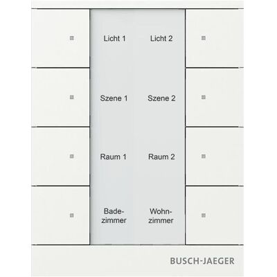 Busch-Jaeger SB-F-8.0.11-884, Thermostat, Blanc - Publicité Busch-Jaeger SB-F-8.0.11-884, Thermostat, Blanc - Publicité
