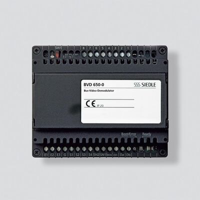 Siedle, Sonnette + interphone, Convertisseur de signal de bus F=convertir SSS200039801-00 - Publicité Siedle, Sonnette + interphone, Convertisseur de signal de bus F=convertir SSS200039801-00 - Publicité