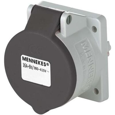 Mennekes, Prise de courant, MEN 1675 16A4P 7H500V Prise en saillie TwinCONTACT IP44 - Publicité Mennekes, Prise de courant, MEN 1675 16A4P 7H500V Prise en saillie TwinCONTACT IP44 - Publicité