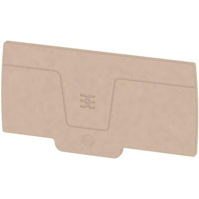Plaque de terminaison beige Weidmüller - Protection contact - 20 pcs - Publicité Plaque de terminaison beige Weidmüller - Protection contact - 20 pcs - Publicité