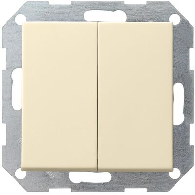 Gira Interrupteur à bouton-poussoir inverseur. 2f Système 55 012801, Bouton + interrupteur, Blanc - Publicité Gira Interrupteur à bouton-poussoir inverseur. 2f Système 55 012801, Bouton + interrupteur, Blanc - Publicité