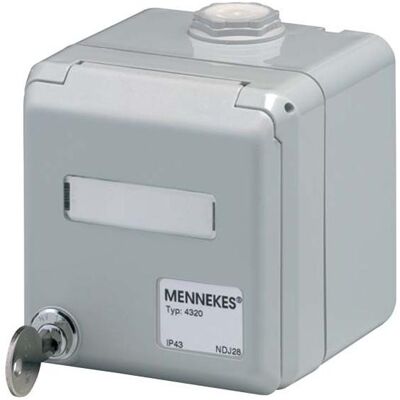 Mennekes, Prise de courant, Prise de données Cepex Boîtier vide RJ45 4350 - Publicité Mennekes, Prise de courant, Prise de données Cepex Boîtier vide RJ45 4350 - Publicité