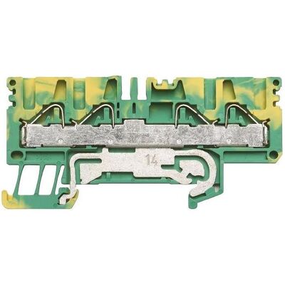 Weidmüller Borne de terre 0,5-4qmm gn/ge 1896160000, Accessoires électroniques + boîtier, Vert - Publicité Weidmüller Borne de terre 0,5-4qmm gn/ge 1896160000, Accessoires électroniques + boîtier, Vert - Publicité