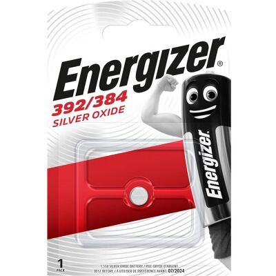 Energizer Oxyde d'argent 392/384 (1 pcs, LR41, 44 mAh), Batteries + piles - Publicité Energizer Oxyde d'argent 392/384 (1 pcs, LR41, 44 mAh), Batteries + piles - Publicité