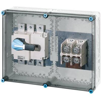 Hensel HEN Mi 7665 Boîtier de commutateur - 630A, 3 pôles, IP65 - Publicité Hensel HEN Mi 7665 Boîtier de commutateur - 630A, 3 pôles, IP65 - Publicité