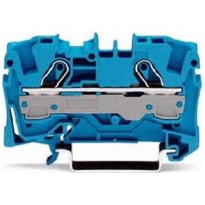 Wago Bornier rail DIN 2 x 6 mm2 bleu, Accessoires électroniques + boîtier, Bleu - Publicité Wago Bornier rail DIN 2 x 6 mm2 bleu, Accessoires électroniques + boîtier, Bleu - Publicité