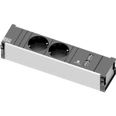 Bachmann, Multiprise, CONI 2xUTE, 1xUSB & 3xEmpty (2x, CEE 7/3, PECO 7/5) - Publicité Bachmann, Multiprise, CONI 2xUTE, 1xUSB & 3xEmpty (2x, CEE 7/3, PECO 7/5) - Publicité